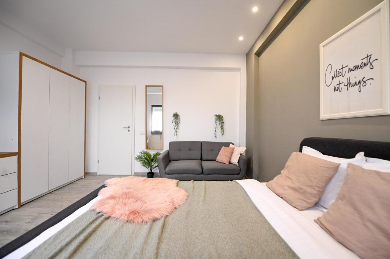 Splendid 2Br Apartment With Breathtaking Views Of Casa Poporului Bukurešť Exteriér fotografie
